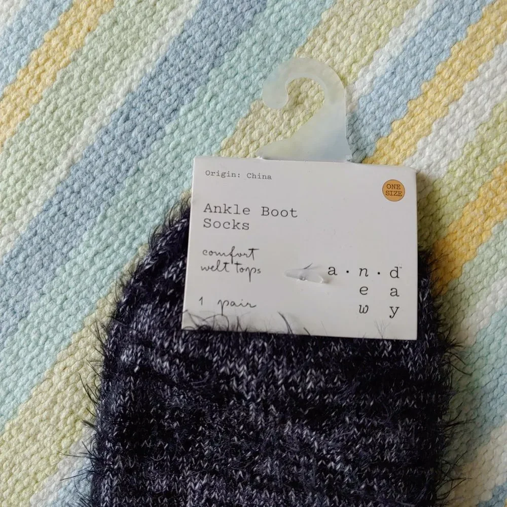 🌟 NEW / LIKE NEW Lot of 3 Cozy / Fuzzy Socks!
